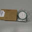 AYRELY 3.5 Inch Small Analog Alarm Clocks,Battery Operated Desk Clock,Cute Table Clock with LightAdjustable Angle for Travel,Bedside,Bedroom,Kids,Living Room Decor(Black)