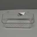 Bath Toy Storage Holder for Bathtub, Clear Bath Toy Organizer Large Capacity Bathtub Toy Storage Shower Caddy for Bathroom (2 Large)