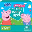 Pampers Training Pants - Easy Ups Girls & Boys - Size 2T-3T, 140 Count, Peppa Pig Potty Underwear (Packaging May Vary)
