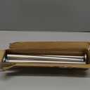 AmazerBath Nickel Spring Tension Shower Curtain Rod 31-75 Inches, 1 Inch Diameter Heavy Duty Tension Rod Rust Proof Bathroom Curtain Rod, Adjustable No Drill Easy Segmented Installation