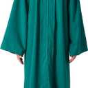 GraduationMall Matte Graduation Gown Cap Tassel Set 2026 for High School and Bachelor (Green)