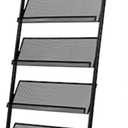 GENMO Iron Simple Floor-Standing Magazine Display Rack - Black