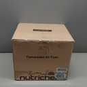 Nutrichef 5.8 Quart Air Fryer | 8-1 Preset Cook Modes | Transparent Fry Bowl for Best Cooking Results | Cook Shrimp, Steak, Fries, Wings, Chicken & More | Precise Temperature Control & Time | Grey