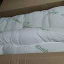 Niagara Sleep Solution Ultra Soft Queen RV Size Mattress Topper - Viscose Made from Bamboo Pillow Top Mattress Pad for Back Pain Relief - Naturally Cooling for Hot Sleepers, Green