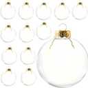 12 pcs 2.36Inch Clear Plastic Refillable Decor Balls,60mm DIY Clear Plastic Ornaments Christmas Tree Hanging Balls Christmas for DIY Craft Projects,Wedding,Party, Home DecorationGold