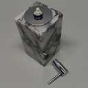 Natural Marble Soap Dispenser for Bathroom and Kitchen Countertop - 5.41 Ounces Hand Lotion and Liquid Stone Shampoo Laundry Bottle with Pump (1, Calacatta Viola, 5.52)