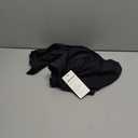 Womens Casual High Waist Straight Leg Pants Stretchy Button Business Dress Work Pocket Trousers (Large, Black)