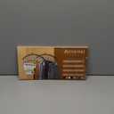 Volnamal Legging Organizer for Closet, Metal Yoga Pants Hangers 2 Pack w/10 Clips Holds 20 Leggings, Space Saving Hanging Closet Organizer w/Rubber Coated Closet Organizers and Storage, Black