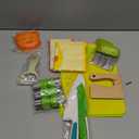 18 Pieces Montessori Kitchen Tools Cookware Baking Toy for Toddlers Kids, Toddler Safe Knife Set for Real Cooking, w/ Cutting Boards, Crinkle Cutter, Peeler, Serrated Edges and Wooden Safe Knives