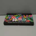 Fabric Markers Permanent for Clothes, 40 Colors Dual Tip with Fine and Chisel Tips Paint Pens for Clothing Canvas Tote Bags T-Shirt and Shoes, Non Toxic Ink for Kids and Adults