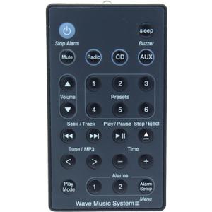 Remote Control Replacement for Bose Wave Radio Music System III AWRCC1 AWRCC2 AWRCC3