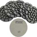 DT-DIATOOL Diamond Floor Polishing Pads Resin Bond Terrazzo Floor Diameter 4 Inch Grit 50 Pack of 6