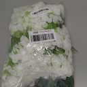 WISTART 8 Pcs Large Hydrangea Artificial Flowers 27.5 inches Realistic Single Long Stem Full Faux Silk Hydrangea Bouquets Flowers Arrangements Home Decor DIY Wedding Centerpieces(White)