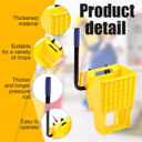 Sasylvia Yellow Mop Wringer Replacement Down Press Mop Bucket Wringer Industrial Cleaning Accessories for Commercial Floor Mopping Buckets Restaurant Supplies, 26quart or 33 Quart(Side Press)