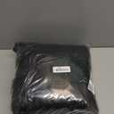 Pfrstuv 3-Pieces T Cushion Sofa Slipcovers Leather Look Couch Cover for 2 Cushion Couch Furniture Protector Stretch Sofa Cover with 2 Individual T Cushion Seat Covers Washable, Black