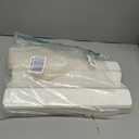 Foldable Stone Bath Mat, Quick Dry Stone Drying Mats for Bathroom, Super Absorbent Bath Mat, Non Slip, Large Diatomaceous Earth Dish Drying Mats for Kitchen Counter 23.5 x 15.4in, White