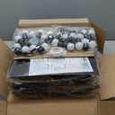 Froova 4FT Light up Numbers 40 Mosaic Numbers Marquee Lights Sign 40 Frame with Slots for 40th Birthday Party Large Cardboard with Light Bulbs Pre-Cut Kit Giant Cut-Out Thick Foam Board Sign DIY Party