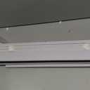 Cordless Light Filtering Mini Blind, 35 x 64 in, Pearl White