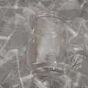 100 Pack 32 Oz Plastic Jars with Lids, Wide Mouth Clear Empty Plastic Storage Containers for Crafts, Dry Food, Peanut Butter, Honey and Jam Storage