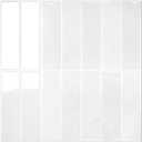 STICKGOO 10-Sheet Peel and Stick Backsplash Tile, Self Adhesive Vinyl Wall Tiles, Stick on Backsplash for Kitchen and Bathroom(Thicker Design) (Faux White Wall)