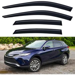 Window Visors Rain Guards for 2021 2022 2023 2024 Toyota Venza, Out-Channel Window Vent Wind Deflectors Visors Shades for 21 22 23 24 Venza LE Nightshade Limited