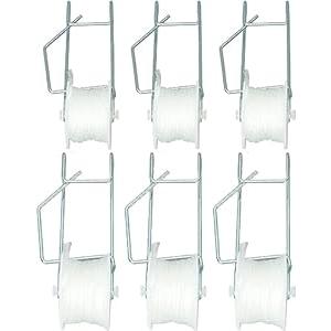 20 pcs Tomato Hooks with String, Tomato Roller Hooks with 50ft Twine Tomato Support Hooks for Tomato