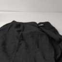 Turkish Linen Womens Waffle Spa Body Wrap with Adjustable Closure (XX-Large, Black)