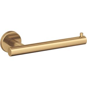 Amerock BH26540CZ | Champagne Bronze Single Post Toilet Paper Holder | 7-1/4 in. (184 mm) Length Toilet Tissue Holder | Arrondi | Bath Tissue Holder | Bathroom Hardware | Bath Accessories