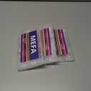 3 x MEFA 15 Sizes Short Coffin Nail Tips - 300 Pcs Half Matte Full Cover Press on Nails, Pre-shape Gel Nail Tips for Nail Extension Home DIY Salon Manicure