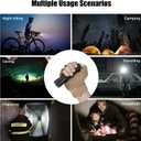 E25 LED Flashlight, 500 Lumen Small Compact Bright EDC Pocket Flashlights with High/Low/SOS Light Modes, IPX6 Waterproof, for Outdoor Camping Searching Emergency