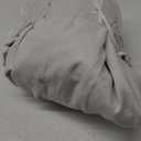 90 Inch Pinch Pleated Blackout Linen Curtains for Bedroom 2 Panels Memory Trained 100% Black Out Soundproof Room Darkening Natural Cream Ivory Birch Window Curtains Double Layer Pinch Pleat Drapes