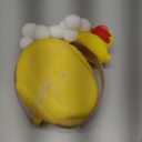 Jenaai 7 Pcs Duck Soap Bubble Costume Including Headband Bubble Earring and Large Rubber Duck Set Cosplay Accessory Shower Loofah Costume Attire for Funny Adult Role Play Carnival