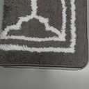 Buganda Indoor Door Mat, Dirt-Resistant and Absorbent Doormat, Anti-Slip, Low Profile Floor Mats for Inside Entryway, Front, and Back Door Entrance (32x20 Inches, Grey)
