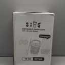 SIUQ 16 oz Coffee Cups-90 Pack Disposable Coffee Cups with Lids and Straws, Insulated Ripple Wall To Go Paper Coffee Cup for Coffee, Juice, Hot Chocolate and Hot Tea Drinks - Champagne