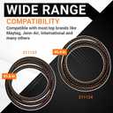 BlueStars 211124 & 211125 Washer Belt Assembly - Compatible with Whirlpool Maytag Jenn-Air Washers - Replaces 12112425 12112425VP 210024 AP4011179 PS2005284 22002570