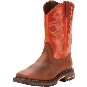 ARIAT mens Groundbreaker Wide Square Toe Waterproof Steel Toe Work BootWork Boot (Dark Earth) size 13