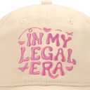 21st Birthday Gifts for Her, 21st Birthday Decorations for Friends, Daughter, Sister, Adjustable Size Baseball Cap (Beige)