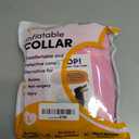 BENCMATE Inflatable Dog Cone Collar Alternative, Soft Dog Cone for Dogs and Cats, Neck Recovery ECollar Donut Collar After Surgery (Large, Pink) 