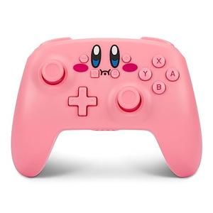 PowerA Wireless Nintendo Switch Controller - Kirby, AA Battery Powered (Battery Included), Nintendo Switch Pro Controller, Mappable Gaming Buttons, Officially Licensed by Nintendo