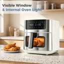DUMOS Air Fryer 6.34 Quarts, 8-in-1 Airfryer with Presets & Viewing Window