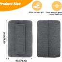 Upgrade Neck Pad Strap Cushion Pillow for Arm Sling Comfort Shoulder Support Pad,Pacemaker Pillow Chemo Port Pillows for Mastectomy,Open Heart Surgery Recovery Gifts Post Surgery (Dark Gray)