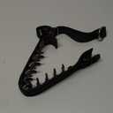 Mayerzon Dog Collar, Patented Martingale No Pull Collar for Dogs with Buckle for Walking Training, Hidden Design (Black, Medium,2.5mm,14.5"-18.5" Neck)