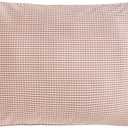 PEHR Gingham Sham, Thistle | 100% Organic Cotton & Made Extra-Soft | Stone-Washed Breathable Fabric | Gingham-Covered Button Closure | Fits Pillows Up to 20" x 26" / 50 x 66 cm