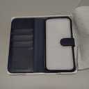 TUCCH Wallet Case for iPhone 16 Pro Max, [Removable] RFID Blocking 4 Card Slot Protective Wireless Charging Magnetic PU Leather Stand Detachable Folio Compatible with iPhone 16 Pro Max, Full Dark Blue