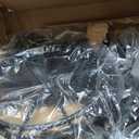 Drive Medical Silver Sport 1 Folding Transport Wheelchair - Lightweight Mobility Support - Full Armrests - Removable Swing-Away Footrests - Durable Steel Construction - Compact Folding Frame - Black