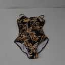 Eomenie Women's Push Up Wrap Front Swimsuit One Piece Tummy Control Bathing Suits Bandeau Support Slimming Swimwear S