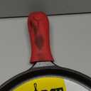 Lodge Cast Iron Griddle and Hot Handle Holder, 10.5", Black/Red