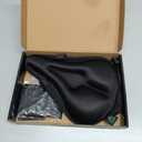 Zacro Bike Seat Cushion - Gel Padded Bike Seat Cover for Men Women Comfort, Extra Soft Exercise Bicycle Seat Compatible with Peloton, Outdoor & Indoor Bike Saddles (Black)