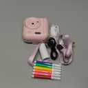 Kids Camera Instant Print, Toddler Toys Christmas Birthday Gifts for Girls Boys, Portable Digital Camera 64GB SD Card, Kid Toy for Ages 3-12 Girl Xmas Gift for 3 4 5 6 7 8 9 10 Year Old (Pink)