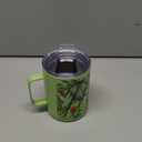 OGGI ThermoMug Stainless Steel Insulated Mug- Double Wall Vacuum Insulated w/Handle & Lid, Coffee Cup, Camping Mug, Travel Thermos, 14oz(420ml), Tropical